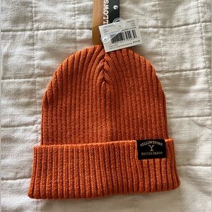 NWT rust colored Yellowstone beanie